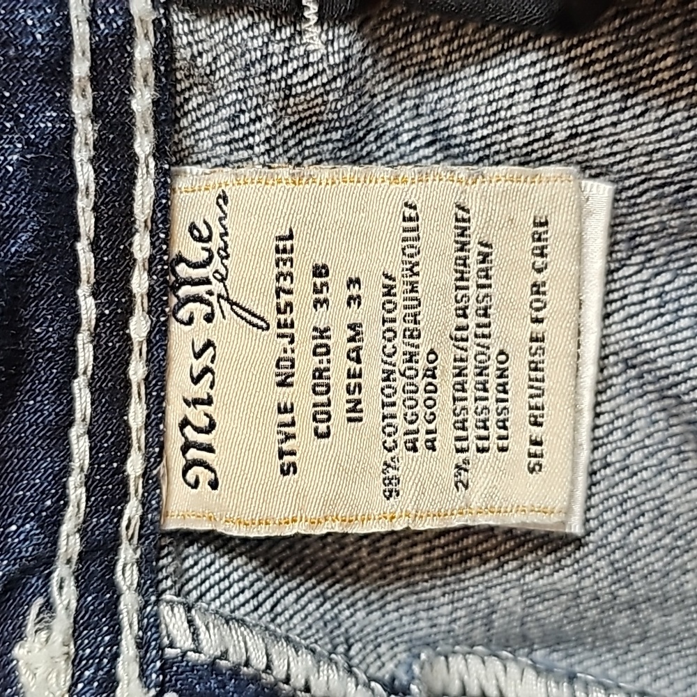 💥Miss Me Easy Bootcut Jeans.👢Women's: Waist 28x33 Inseam. - Picture 7 of 12